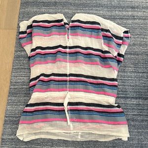 Lemlem coverup in pink and blue